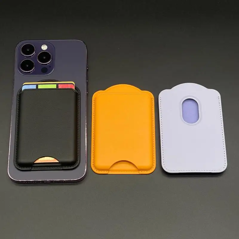 حاوية بطاقات مغناطيسية فائقة المرونة لهاتف 16 15 Pro Max، Galaxy S25 S24 Ultra Leather Wallet #4