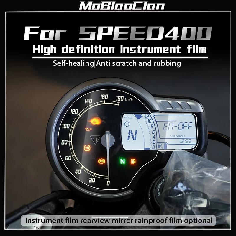 

Для Triumph Speed400 Speed400 SPEED 400 2024, аксессуары для мотоциклов, защитная пленка для приборной панели от царапин