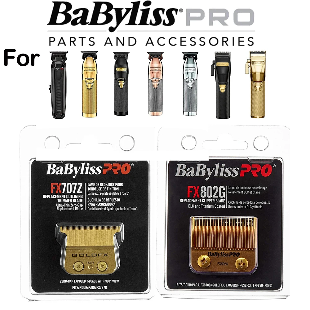 Professional Barberlogy Replacement Blades FX707 FX802 FX8010 For BaByIissPRO Hair Clipper&Hair Trimmer FX787 FX726 FX787Z