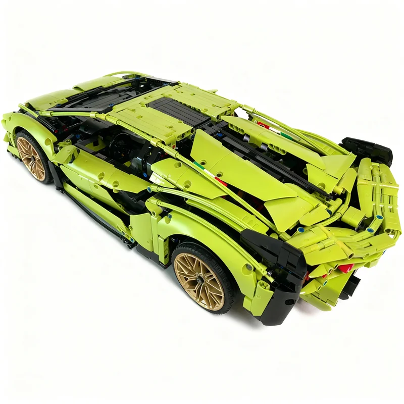 4095pcs MOC Lambo Sián FKP 37 RC MOD Power Function Motors Technical Model Building Blocks Construction Birthday Collection