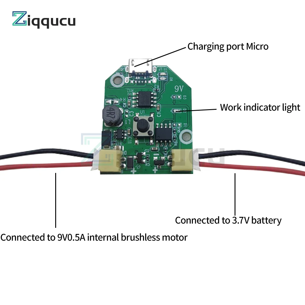 USB Charging Small Fan Board Control Board Motherboard Handheld Small Table Fan Mobile Fan Universal Board