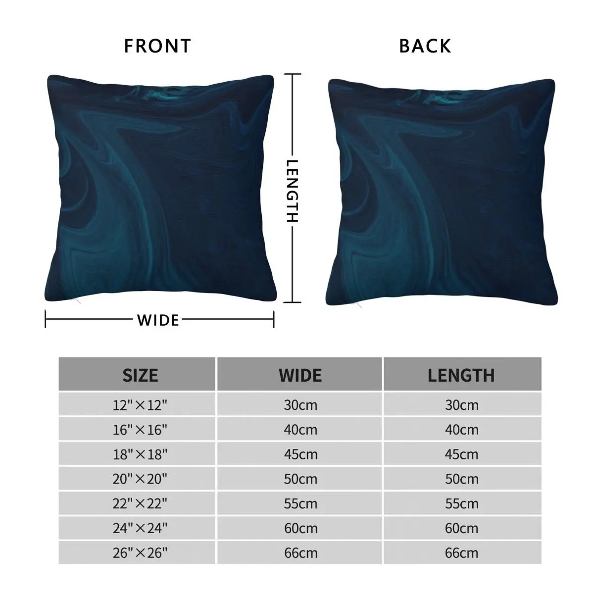 Blue River Liquid Pillowcase Polyester Linen Velvet Creative Zip Decorative Pillow Case Car Cushion Cover