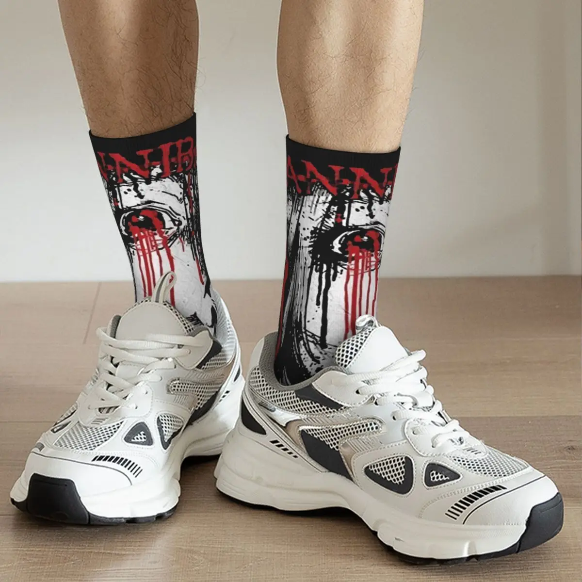 Cannibal Corpse Death Metal Band Socks Men Women Polyester FunnyMusic Socks High Quality Spring Summer Autumn Winter Socks Gifts