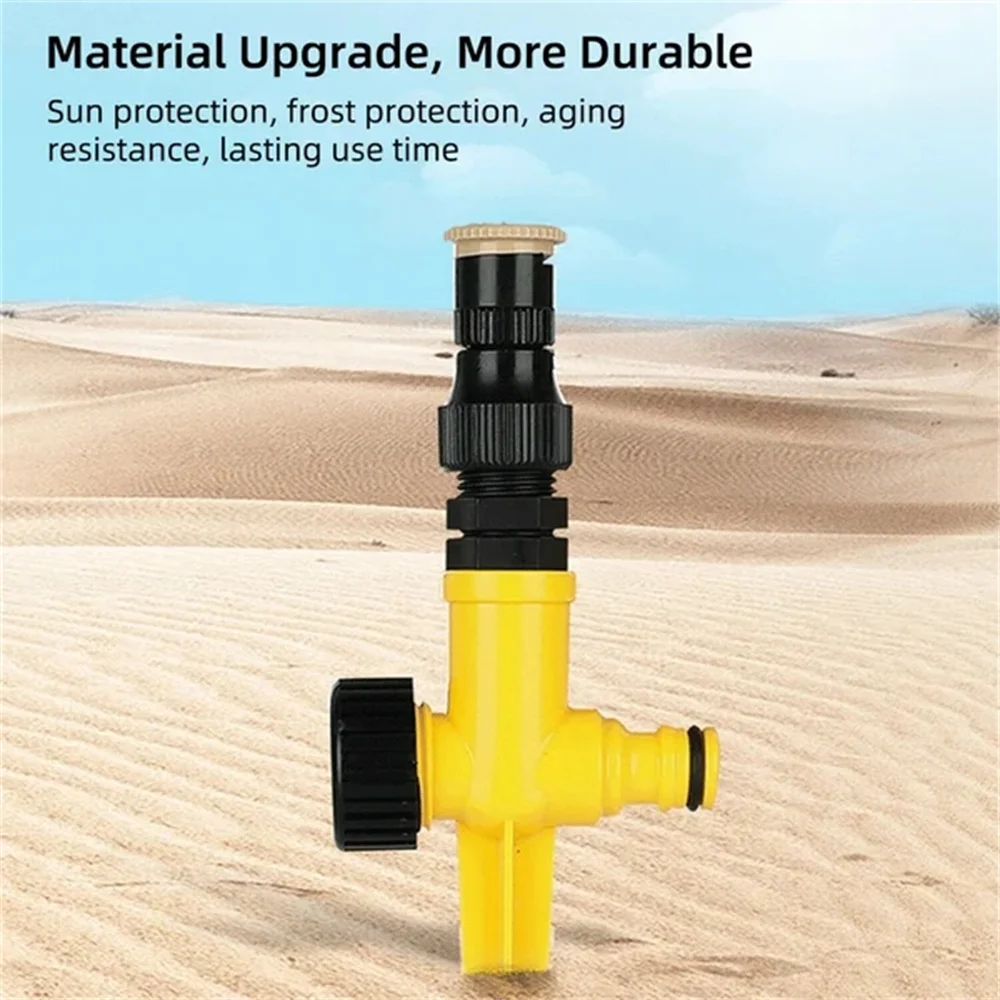 360 Degree Rotary Inserting Sprinkler Multifunctional Sprinkler Adjustable Sprinkler Auto Irrigation System for Outdoor Grass