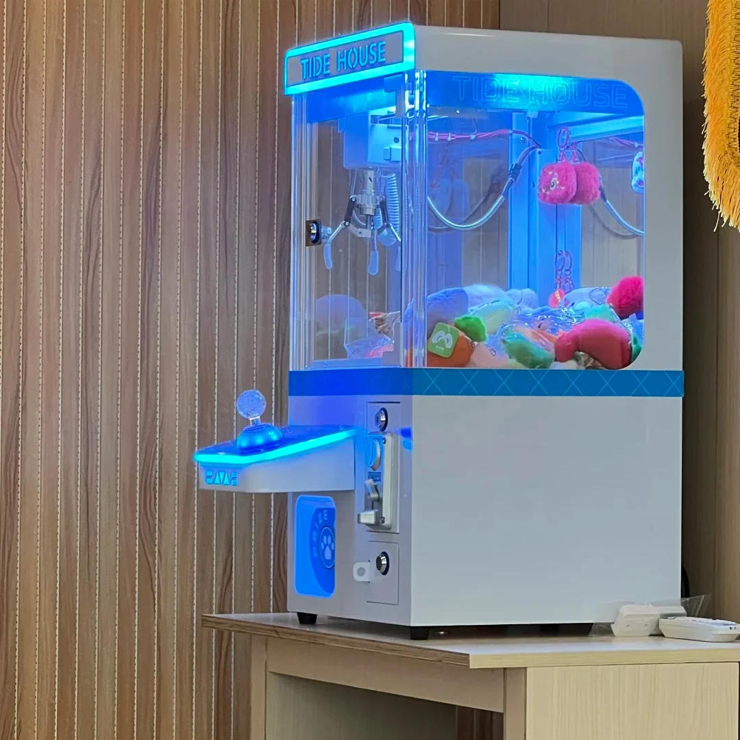Mini Arcade Game Machine Home Version Small Claw Crane for Kids Japanese & English Language 1-Year Warranty Metal Construction