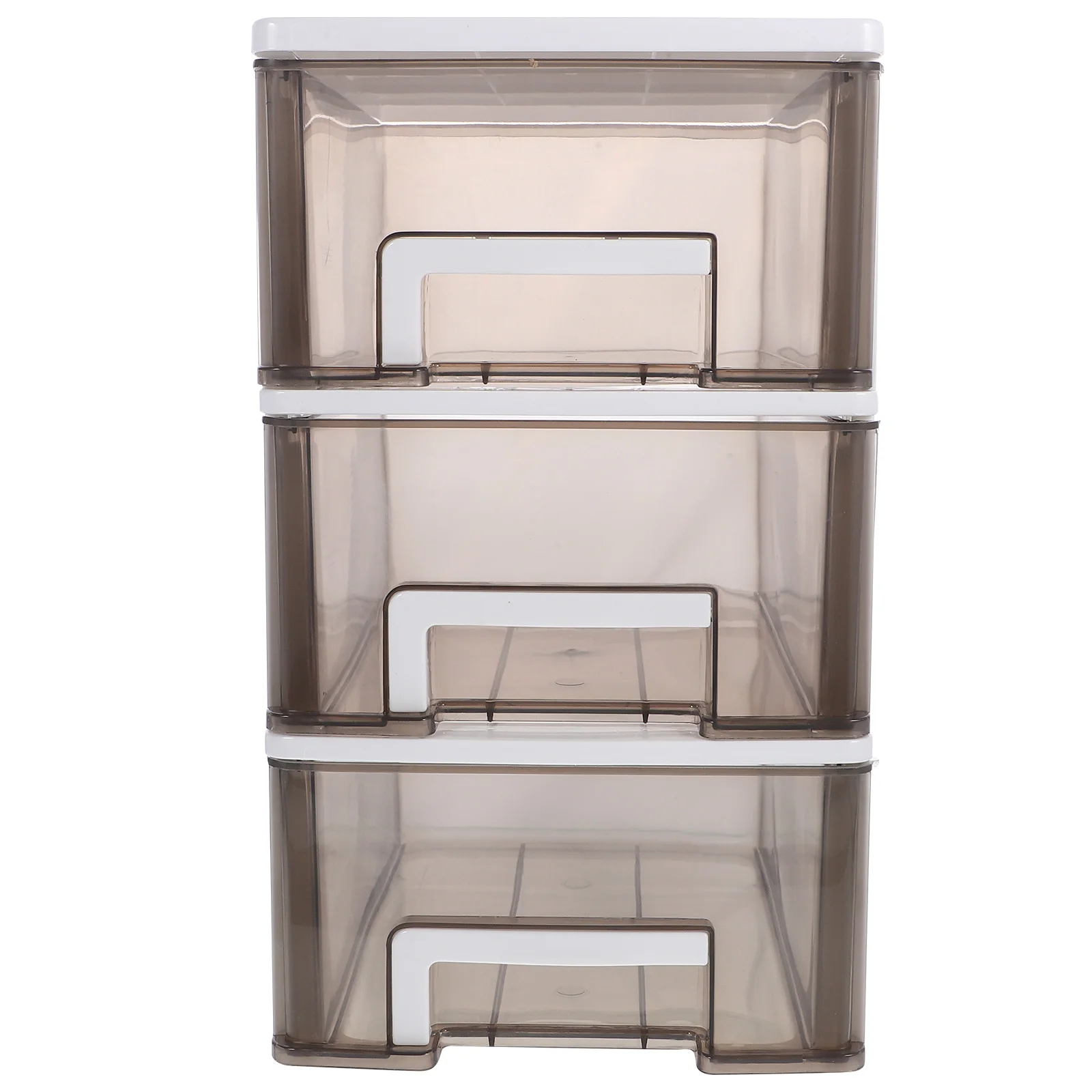 

Drawer Storage Box 3 Layers Plastic Organizer Desk Sundries Holder Table Home Office Cosmetics Jewelry Glasses Storage Solution