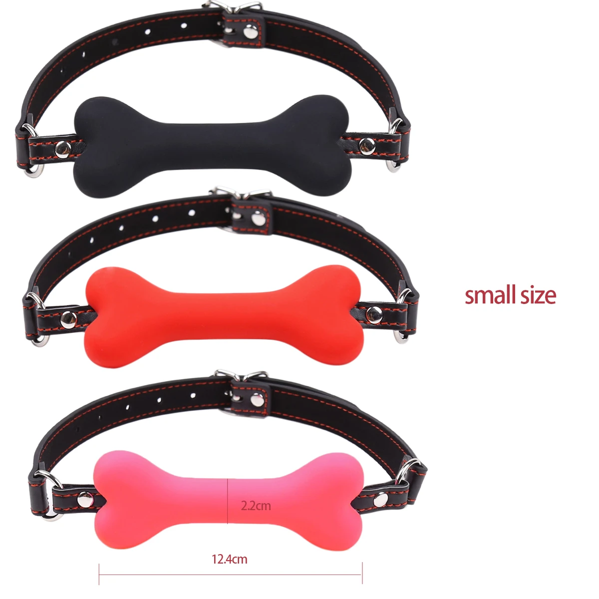 강아지 놀이용 실리콘 개입구 마개, 개뼈 모양 입마개, SM 장난감, 속박 장치, 노예 성인용품, 커플 BDSM 성인 게임용