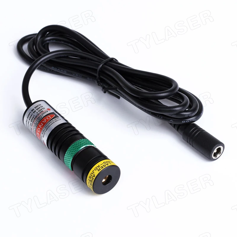 DOE สีแดง11เส้นโฟกัส Locator D18x65mm 505nm สีเขียว10Mw 30Mw โมดูลเลเซอร์สำหรับตำแหน่งฟรีพร้อม Bracket และอะแดปเตอร์