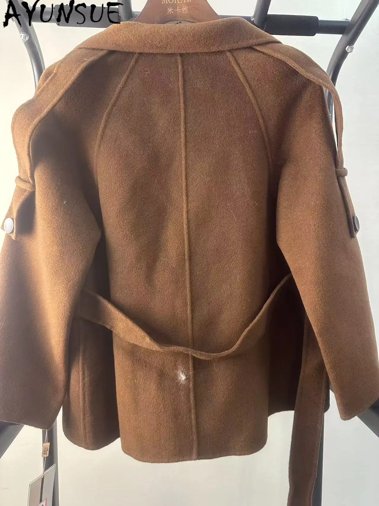 AYUNSUE 80% Giacca di lana Donna Abiti invernali Cappotti da donna caldi Cappotto unico Promozione Flauti minori Nessun rimborso Nessun scambio