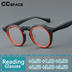 High Quality Acetate reading Glasses Comfortable Spring Hinge Optical presbyopic eyeglasses diopter +50+100+150+200+350 301249