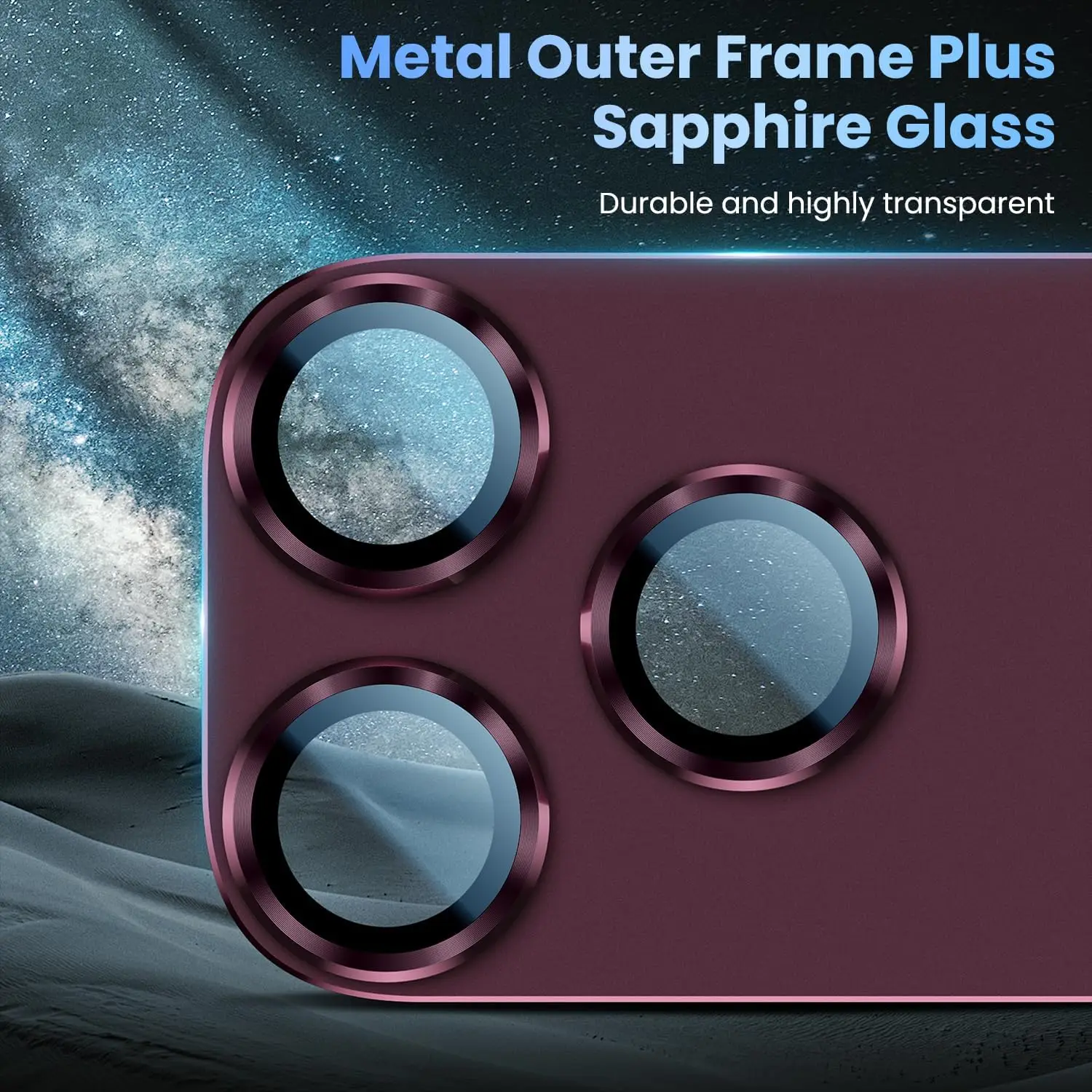 Metall-Kameraobjektivschutzabdeckung für iPhone 18 Pro Max 17 Air 17E 16E 16 Plus 15 14 13 18Pro 17Pro Handy-Schutzzubehör – Detail 2