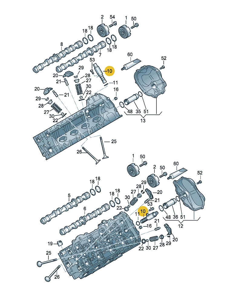 BOICY Variable Valve Timing Solenoid Actuator for A3/RS3 RS Q3 A4/S4 A5/S5 A6/S6 RS6/RS6 A8/S8 06E109257T 06E109257M 06E109257S