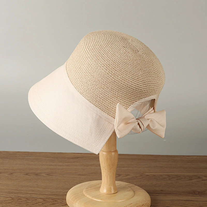 Straw hat for women with large eaves, summer beach hat for showing face, small sun hat for covering face, sun hat for sun prote