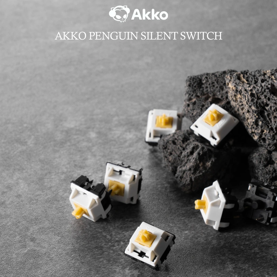 Akko Penguin Switch 5 Pin 50gf tactile Silent Switch Compatible