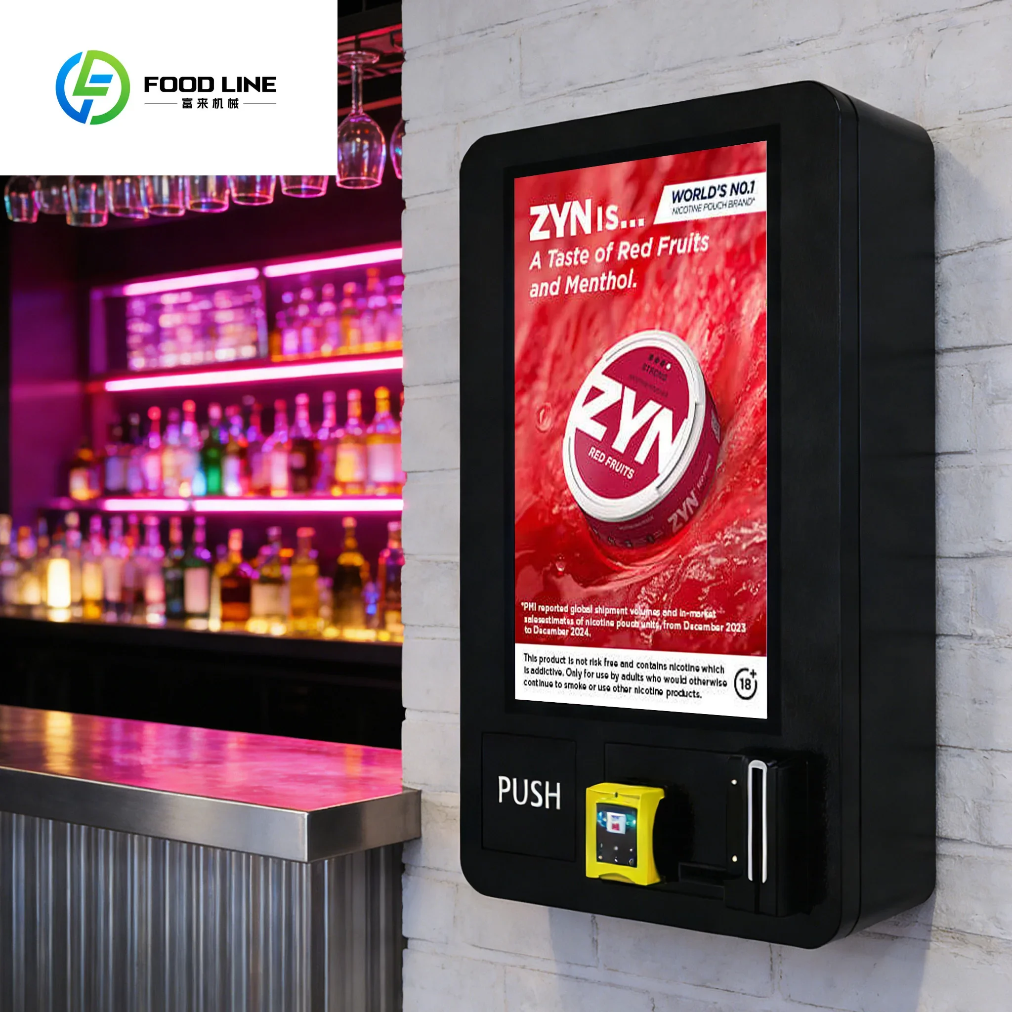 Hot Sellers Euro Standard Wall Mounted Vending Machine 32