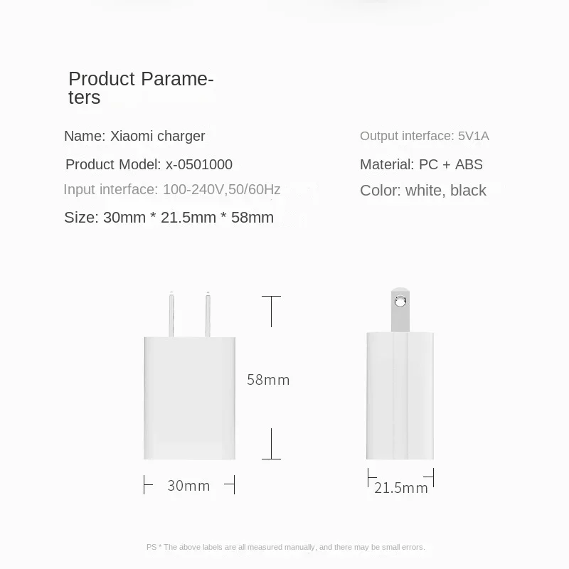 PSE Travel Wall Adapter 1A USB Charger Fast Charging Japan Thailand US Plug Adapter Mobile Phone Charger For Iphone 13 Tablet