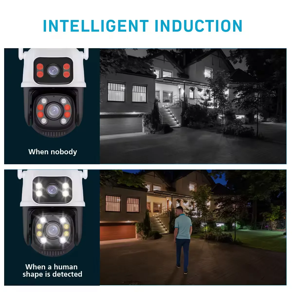 Hiseeu 4K 8MP PTZ Wifi IP Camera Dual Lens 5X Zoom Colorful night vision ONVIF Wireless Surveillance CCTV Cameras Security Prote - Image 5