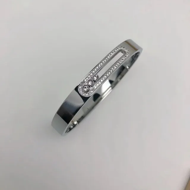 Luxury Stainless Steel lucky beads Bracelet&Bangle Fashion Men\'s&woman Jewelry Classic high quality brand Bracelet couple gifts