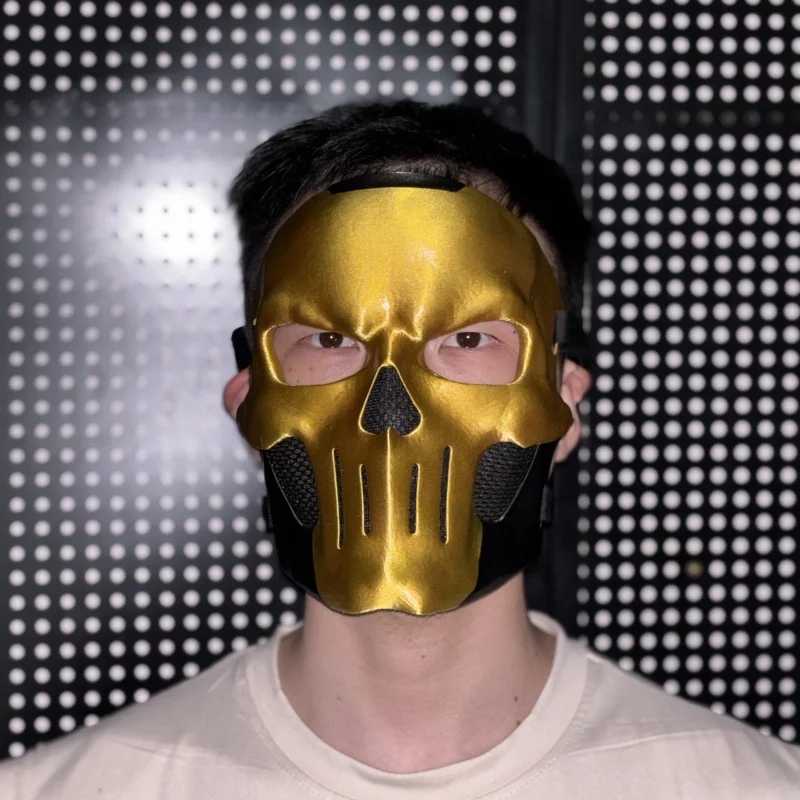 قناع Red Wolf Gold Rose Cos الذهبي الوردي المحيطي لدعائم الألعاب التنكرية والإكسسوارات