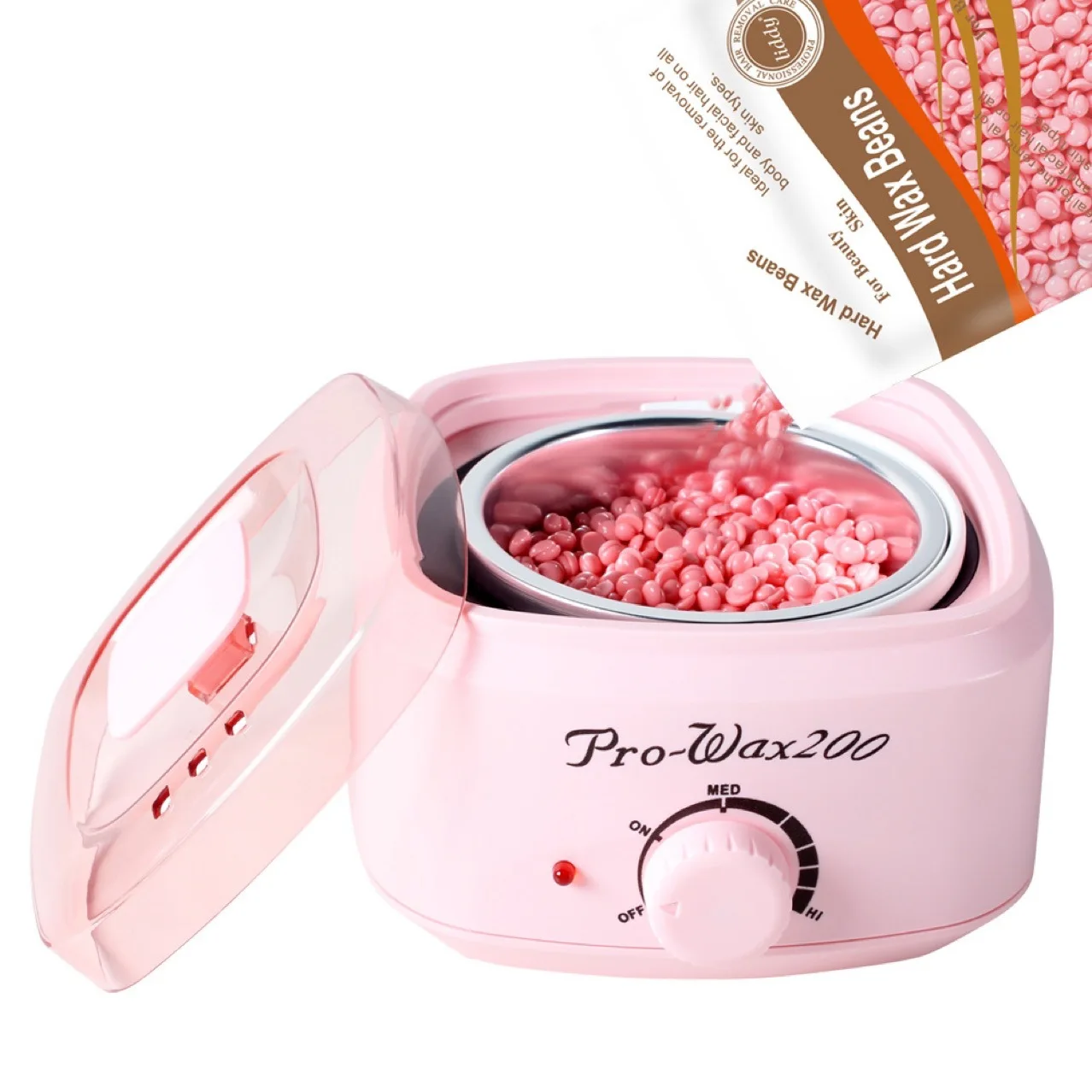 500 ml professionele wasverwarmer voor lichaamsontharing Harde was smeltmachine Unisex Gemakkelijk te gebruiken voor salon en thuisgebruik