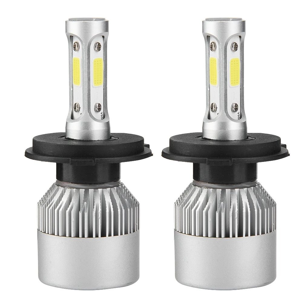 

2pcs H4 LED 36W 8000LM Headlight Car Hi/Lo Beam Auto Bulbs 6000K (White) H4 LED Headlight