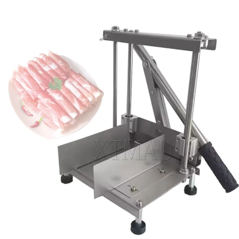 Household Manual Meat Slicer For Frozen Lamb Beef Cutting Machine Vegetable Hot Pot Mutton Rolls Cutter