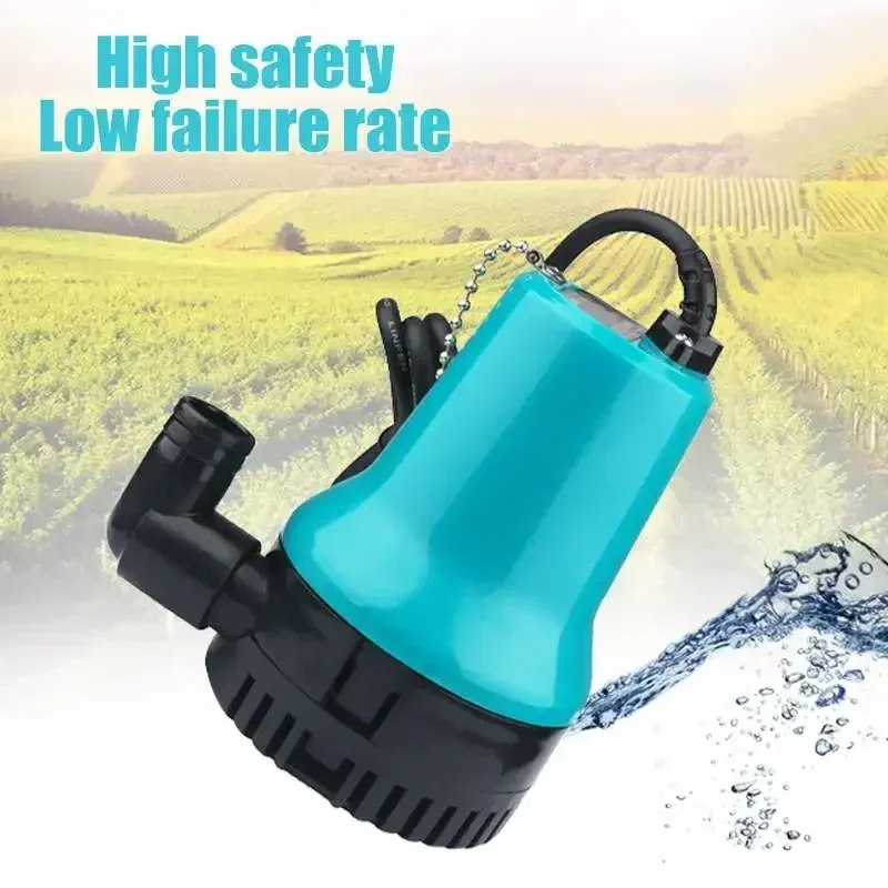 50W 4500L/H 5m DC 12V/24V Solar Water Pump Brushless Motor Water Circulation Submersible Pump Irrigation Fountain Fish Pond