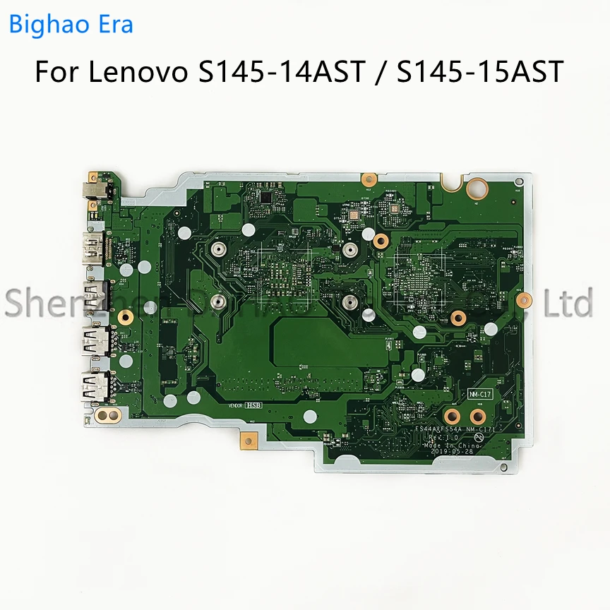 NM-C171 For Lenovo S145-14AST S145-15AST Laptop Motherboard With AMD A4-9125 A6-9225 A9-9425 CPU DDR4 Fru:5B20S41893 5B20S41905