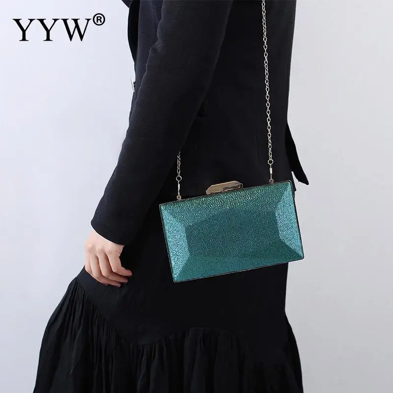 Luxury Box Evening Bag For Women 2023 Hand Bags Wedding Party Fashion Designer Crossbody Shoulder Bag And Small Messenger Purse