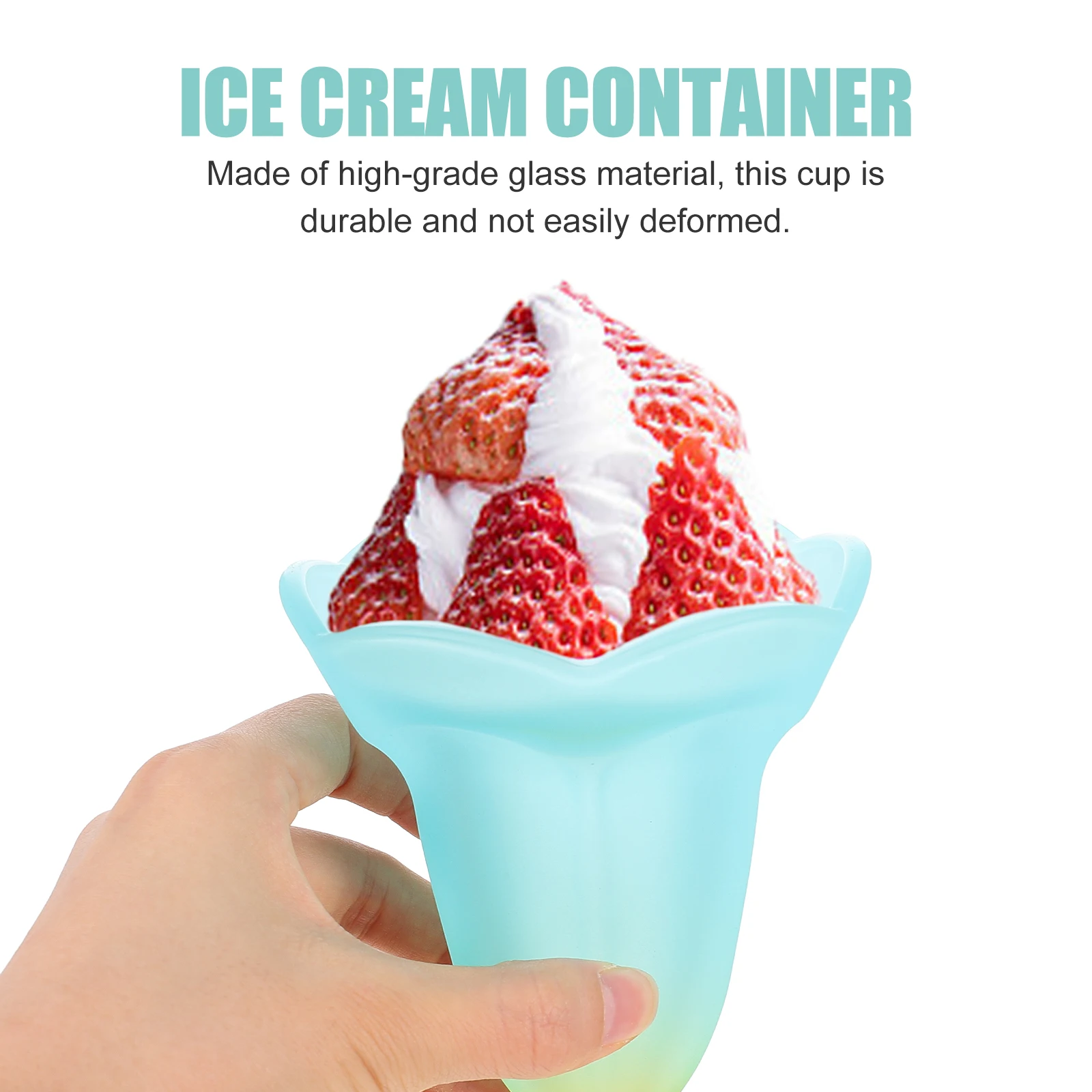 

Dessert Cup Miniature Glass Bowls Reusable for Ice Cream Pudding Yogurt Sundae Small Size Home Party Bar Restaurant Kitchen