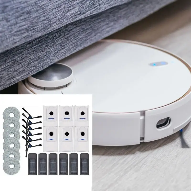 918D Vacuümreiniger dweilkussentjes zijborstels Plastic Materiaal Vacuümreiniger Filters Stoffzakken voor X2Pro