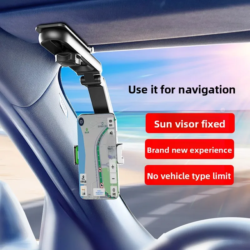 

Солнцезащитный козырек, навигационная автомобильная подставка, универсальный автомобильный многофункциональный держатель для телефона с прямым обзором