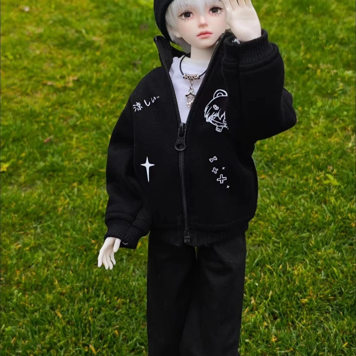 

Одежда для кукол 1/4, 1/6, для BJD кукол 45/30 см: брюки, пальто с воротником-стойкой, аксессуары для игр и переодеваний, без куклы.