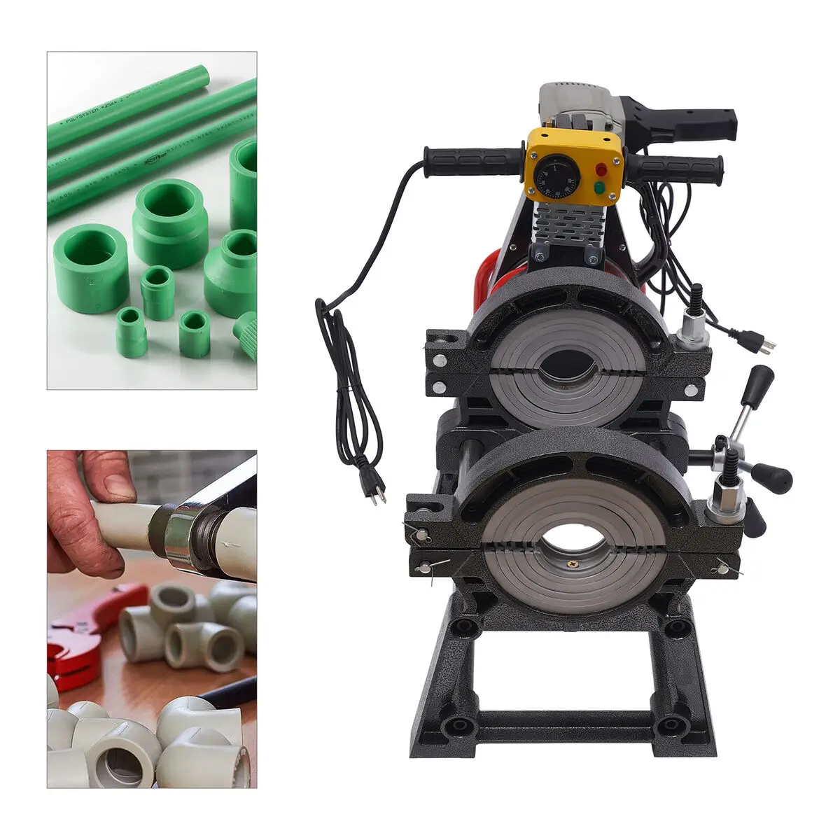 Customized DN63-800mm Black PPR Pipe Jointing Butt Fusion Welding Machine 220V New Condition