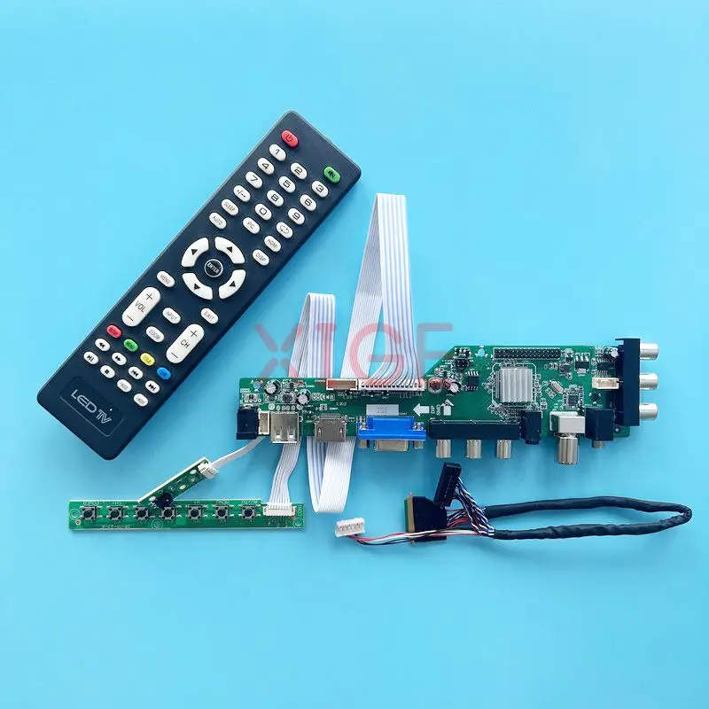 

For LP116WH1 LP116WH2 LP116WH6 Driver Controller Board 11.6" Screen DVB Digital Signal 1366*768 USB+DHMI+VGA+2AV 40-Pin LVDS Kit