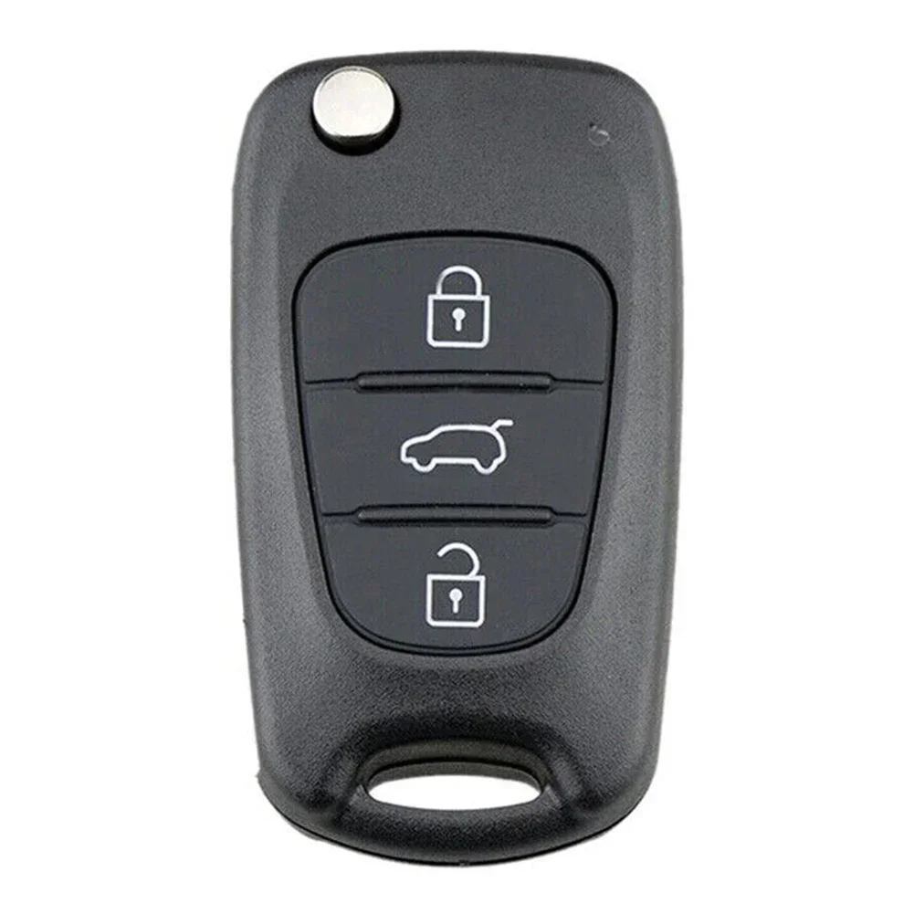 

1pc For Kia For Sportage Car Black 3 Button Flip Key Fob Case Shell Cover For Hyundai I20 I30 X35 IX20 Veloster Car Accessories