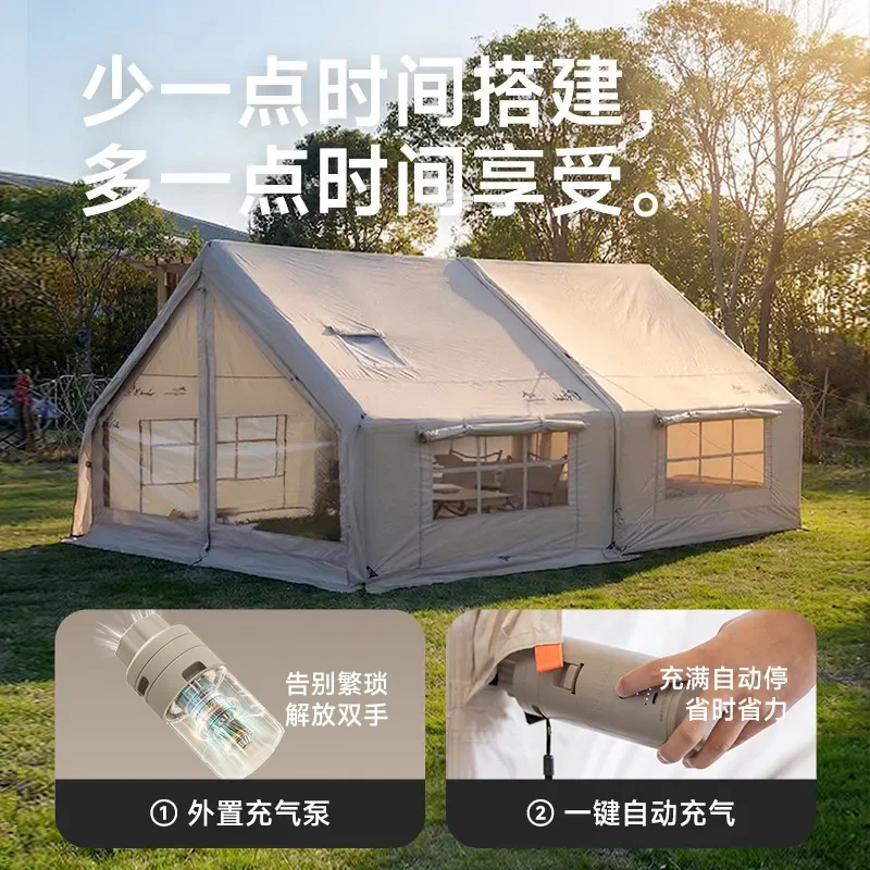 For Automatic Inflatable Tent Canopy Two-in-One Outdoor Camping Overnight Portable Folding Full Set Equipment