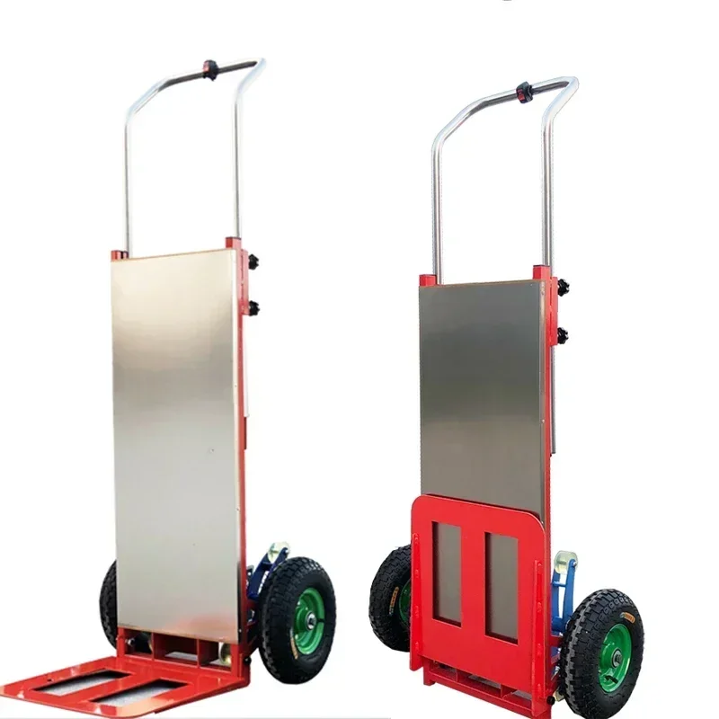 

Electric Stair Climbing Car Heavy Up and Down Stairs Cart Stair Truck Moving Pulling Goods Handling Trucks Flat Truck 200kg