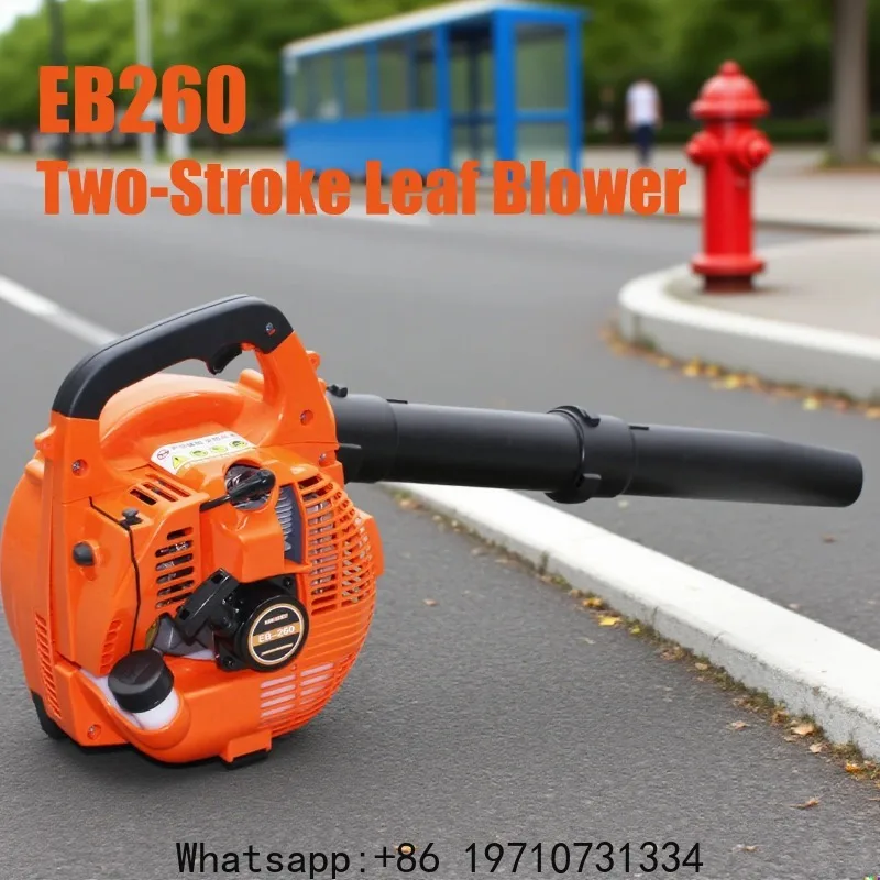 Portable Petrol Blower Road Sweeping Leaf Dust Construction Site Welding Slag Cleaning Blower EB260 Two-Stroke Leaf Blower