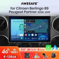 AWESAFE X7 PRO Car Radio for Citroen Berlingo B9 2008~2019 AI Voice Wireless CarPlay Android Auto 11.5 and 13“ 2K 8core GPS