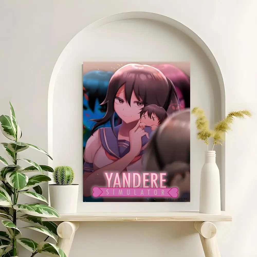 Game Yandere Simulator Poster Hochauflösende Poster-Aufkleber, geeignet für Schlafzimmer, Wohnzimmer, Heimdekoration – Detail 18