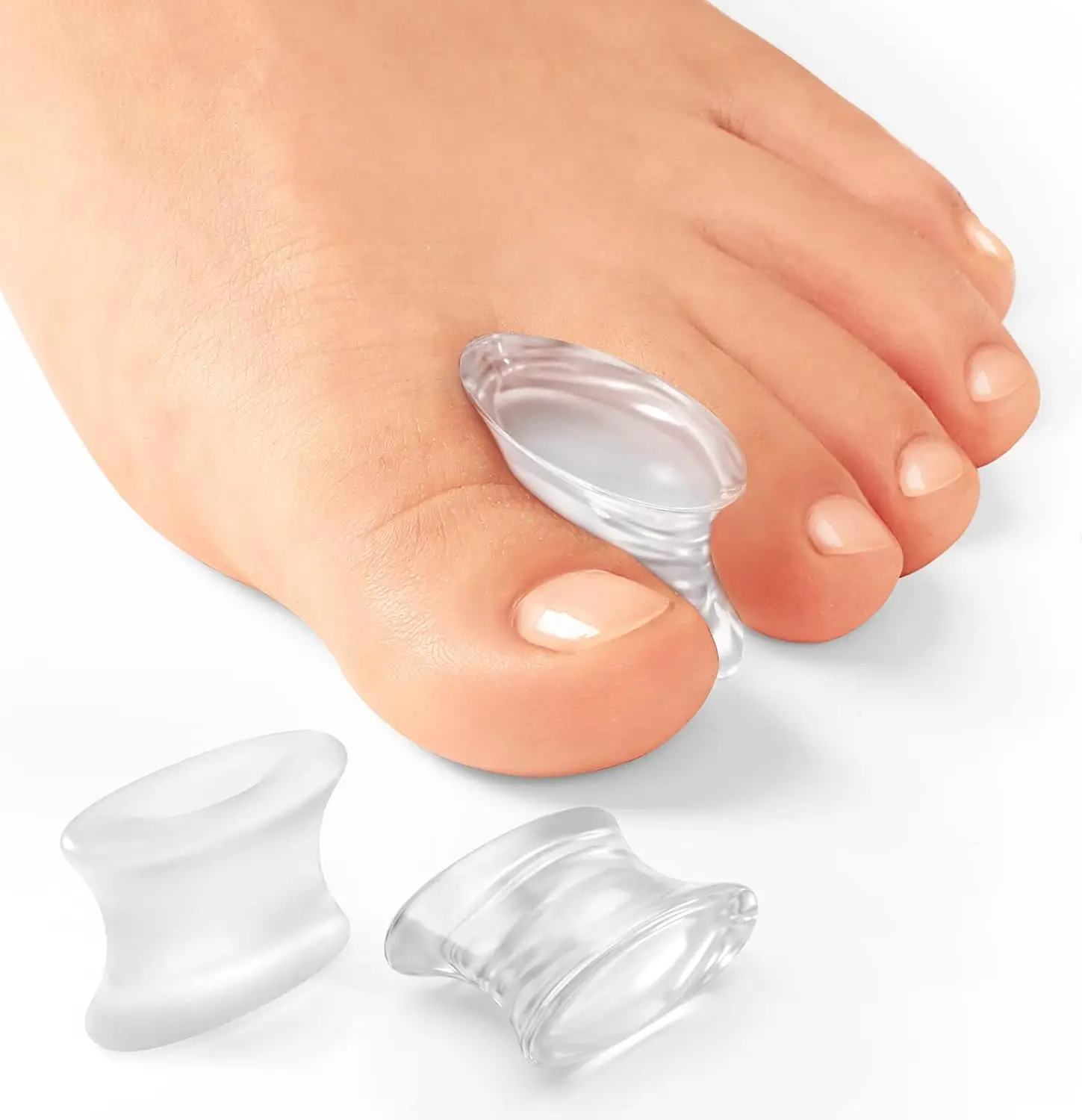 

10 Pack Gel Bunion Corrector Toe Spacers Straightener for Sports Men Women Pain Relief Small Size