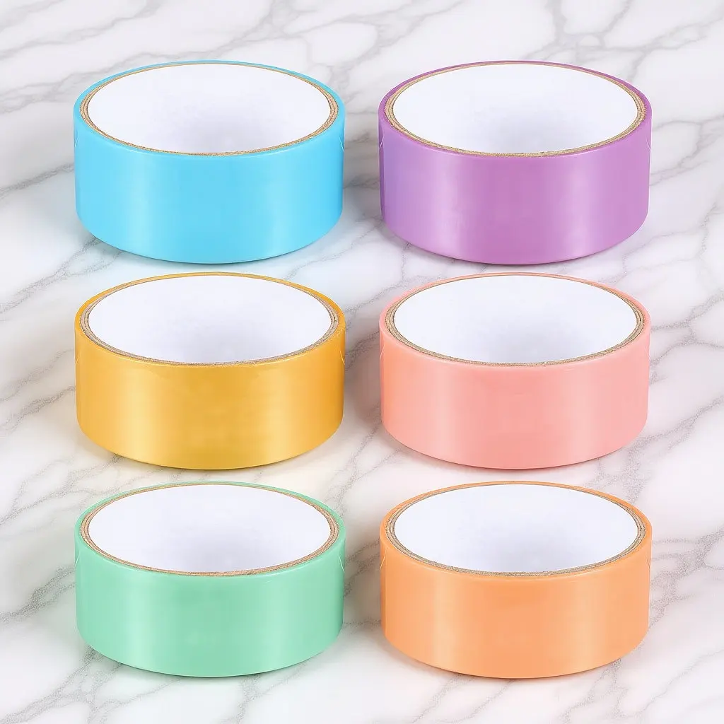 

Colorful Sticky Ball Tape 6 Rolls Adhesive Decompression Tapes for Adults DIY Craft Projects Funny Fidget Tool