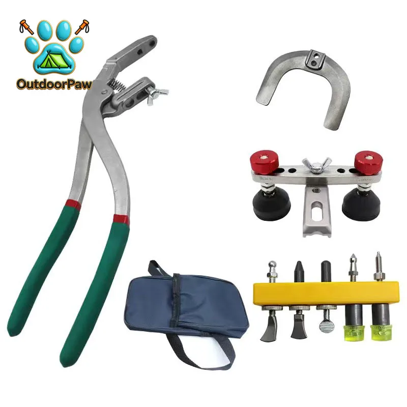 New Car Dent Repair Tool ox Horn Edge Plate Machine Horseshoe Pliers Cover Flat Leaf Dent Leveling Hole