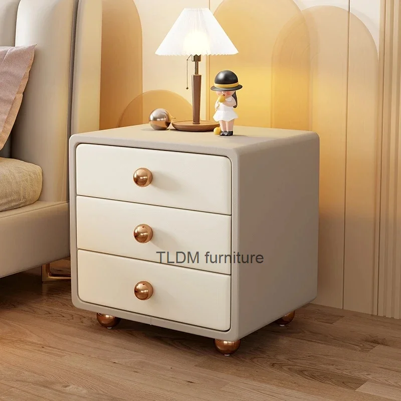 

Bedroom Nordic Nightstand Modern Bedside Storage Home Luxury Nightstands Minimalist Wood Mesa De Noche Garden Furniture Sets