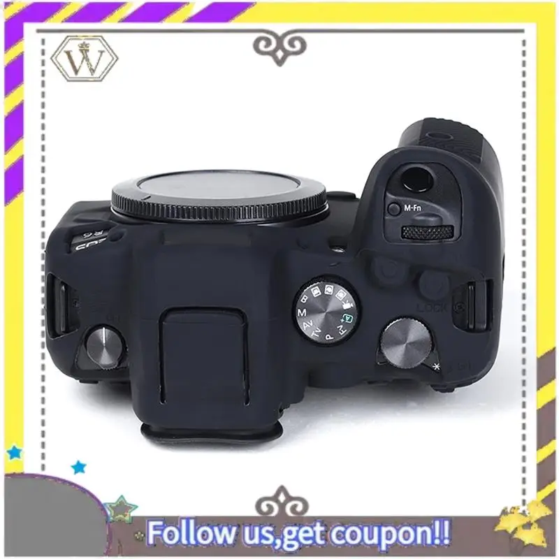 AU33-Silicone Protective Case For Canon EOS R6 Mark II Non-Slip, Dustproof, Scratchproof Soft Case With Enhanced Grip