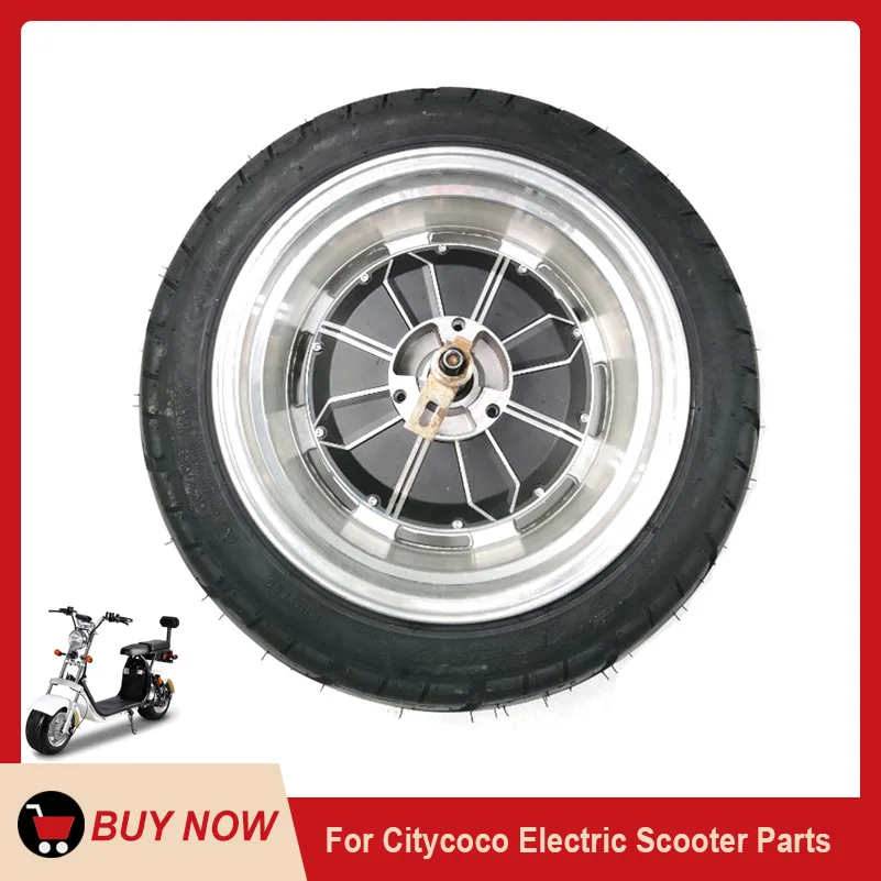 12 Inch 60V 2000W 3000W Aluminum  Engine Motor Wheel 215/40-12 Tubeless Tire for Citycoco Electric Scooter Modification Parts