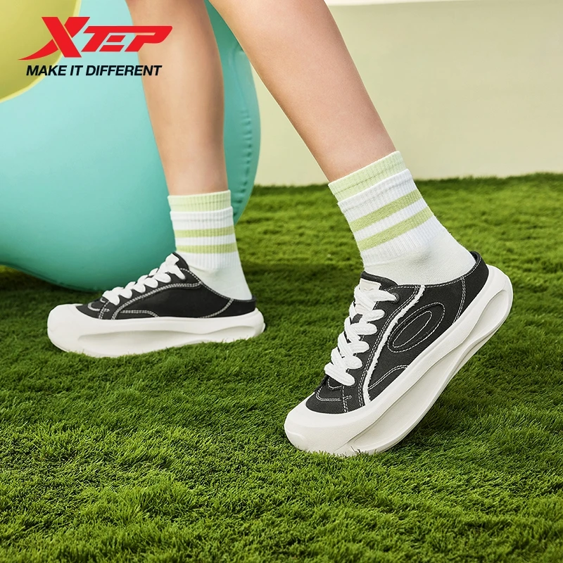 

Xtep Starfall Leisure Shoes for Women 2025 Summer Thick-soled Lightweight Fashion Street Style Skateboarding Shoes 875218310017