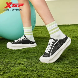 Xtep Starfall Leisure Shoes for Women 2025 Summer Thick-soled Lightweight Fashion Street Style Skateboarding Shoes 875218310017
