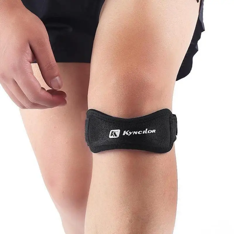 Non-Slip Comfort Patella Band Breathable Knee Brace Patellar Pad for Men Women Camping Backpacking Trips Use